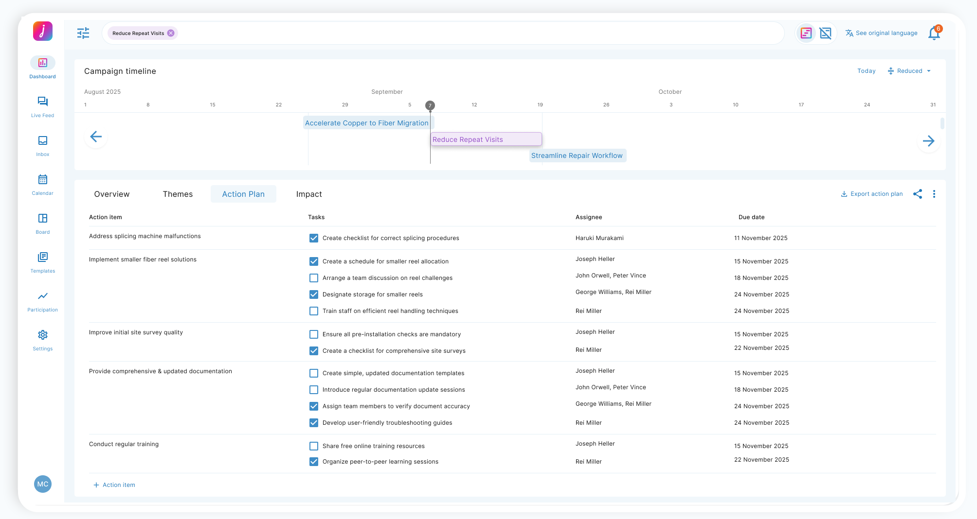 screenshot of Joyous Suite
